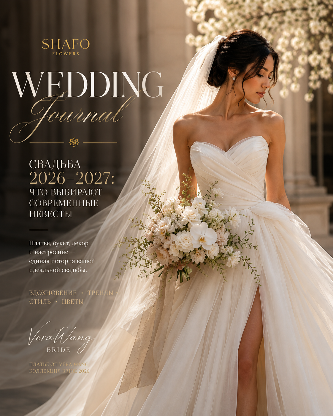 SHAFO Wedding Journal — свадебный образ невесты